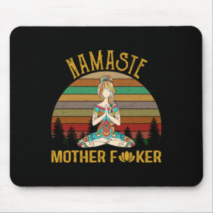 Namaste Mutter Er Yoga Workout Fitness Lustig Mousepad