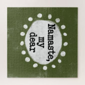 Namaste My Dear - Green Jigsaw Puzzle (Horizontal)
