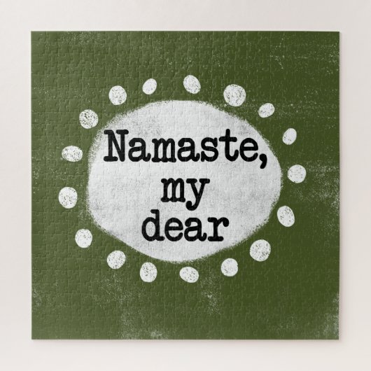 Namaste My Dear - Green Jigsaw Puzzle (Vertikal)