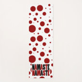 Namaste Namaste Typografie Yogamatte (Vorderseite)