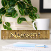 Namaste Namensplakette