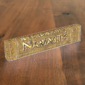 Namaste Namensplakette (Seite)