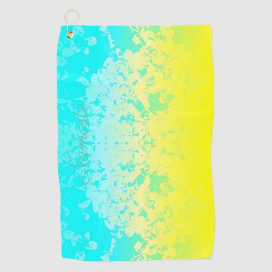 Namaste Nirvana Golfhandtuch (Vorderseite)