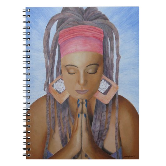 Namaste-Notebook Notizblock (Vorderseite)