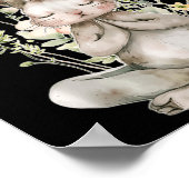 Namaste Oaster Rabbit Zen Yoga Inner Peace Spiritu Poster (Ecke)