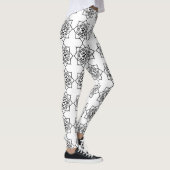 Namaste Ohm Yoga Pants Gym Workout Stretching Pant Leggings (Rechts)