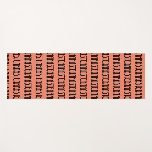 Namaste Peach Yoga Mat Yogamatte (Vorderseite (Horizontal))