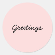 Namaste Peachiger Rosa Yoga-Meditations-Aufkleber