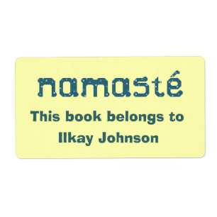 Namaste Personalisiert Buchzeichen