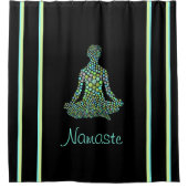 Namaste Personalisiert Duschvorhang (Vorderseite)