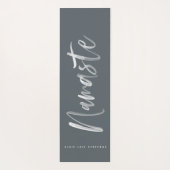 Namaste personalisierte Yogamatte (Rückseite)