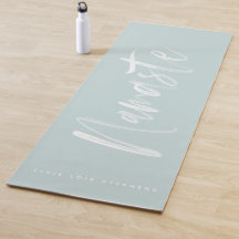 Namaste personalisierte Yogamatte