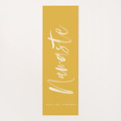 Namaste personalisierte Yogamatte (Rückseite)