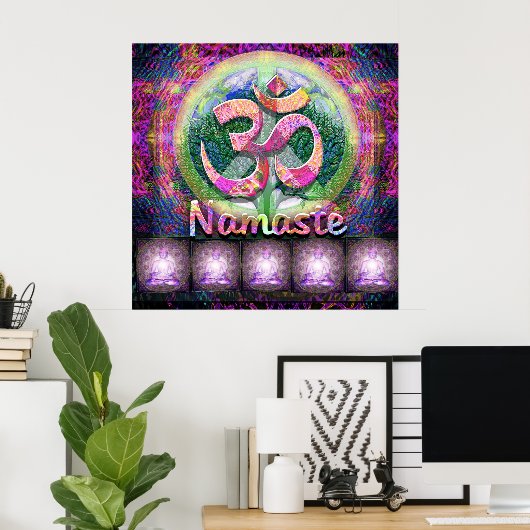 Namaste Poster (Heimbüro)