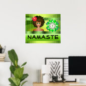 Namaste Poster (Heimbüro)