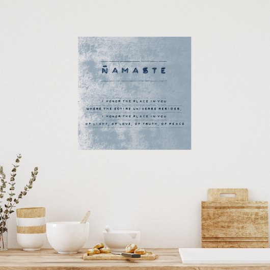 Namaste Poster (Küche)