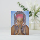 Namaste Postkarte (Stehend Vorderseite)