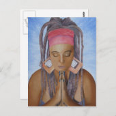 Namaste Postkarte (Vorne/Hinten)