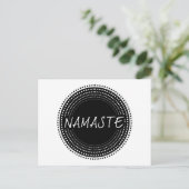 Namaste Postkarte (Stehend Vorderseite)