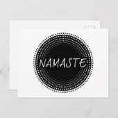 Namaste Postkarte (Vorne/Hinten)