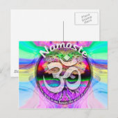 Namaste Postkarte (Vorne/Hinten)