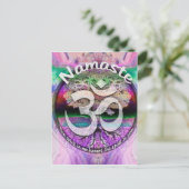 Namaste Postkarte (Stehend Vorderseite)