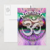 Namaste Postkarte (Vorne/Hinten)