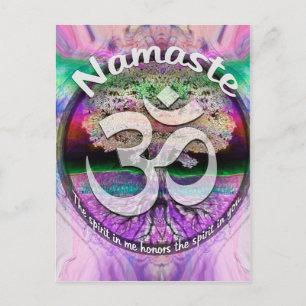 Namaste Postkarte