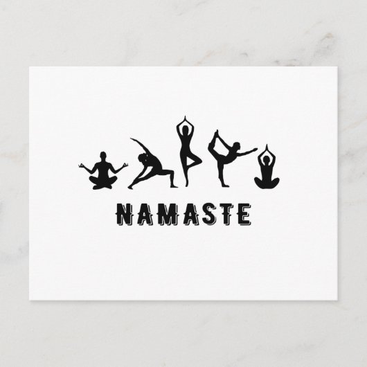 Namaste Postkarte (Vorderseite)