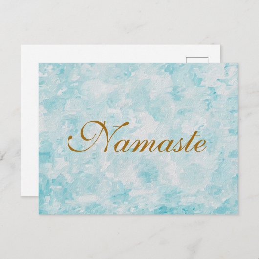 Namaste Postkarte (Vorne/Hinten)