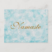 Namaste Postkarte (Vorderseite)