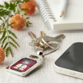 Namaste Predator Metal Schlüsselanhänger (Seite)