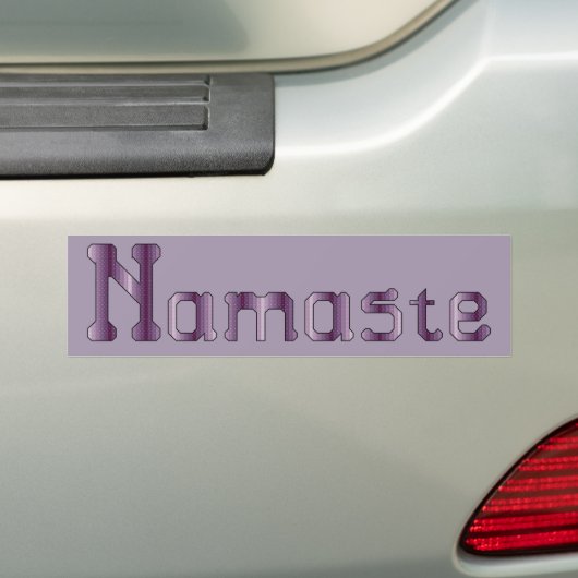 Namaste Querstich Autoaufkleber (Auf Auto)
