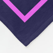 Namaste Quote Zen Yoga Lila Kristallstars Fleecedecke (Ecke)