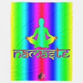 Namaste Rainbow Intentions Fleecedecke (Vorderseite)