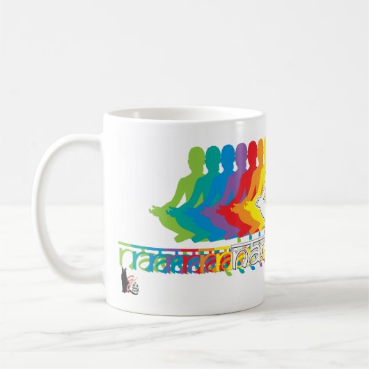 Namaste Rainbow Intentions Kaffeetasse (Links)