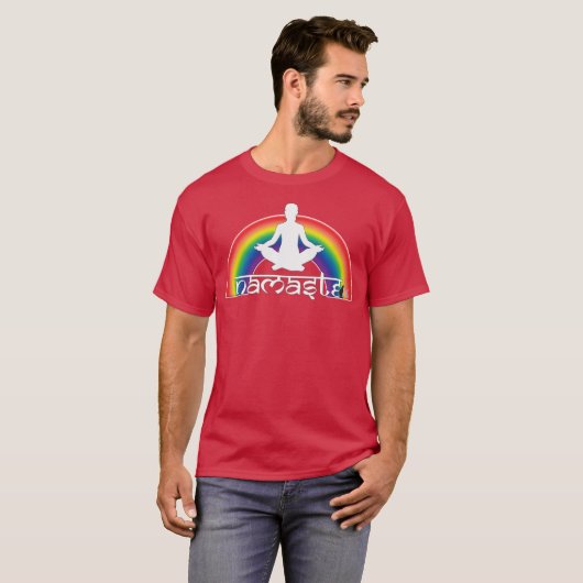 Namaste Rainbow Intentions T-Shirt (Vorne ganz)