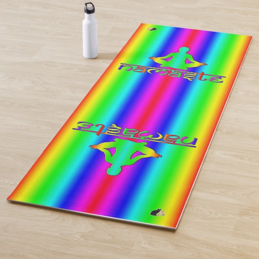 Namaste Rainbow Intentions Yogamatte (Beispiel)
