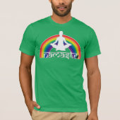 Namaste Regenbogen-Absichten T-Shirt (Vorderseite)