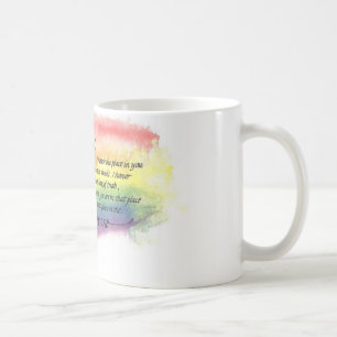 Namaste Regenbogen Kaffeetasse