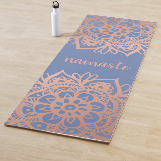 Namaste Rose Gold Mandala Yogamatte