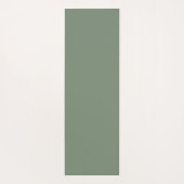 Namaste Sage Green Simple Modern Minimalistisch Yogamatte (Rückseite)