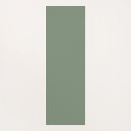 Namaste Sage Green Simple Modern Minimalistisch Yogamatte (Rückseite)