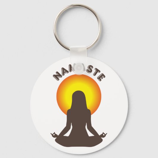 Namaste Schlüsselanhänger (Vorderseite)