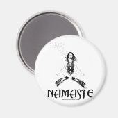 Namaste Scuba Yoga Magnet (Vorderseite/Rückseite)
