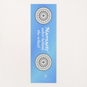 Namaste Sober Driving Blue Yogamatte