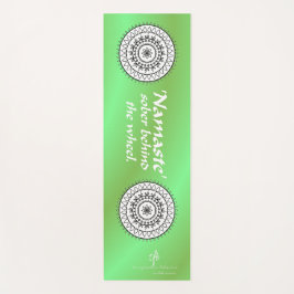 Namaste Sober Driving Green Yogamatte