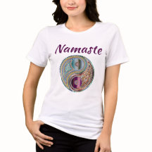 Namaste Sparkle Look Juwel-farbenes Yin-Yang-Symbo