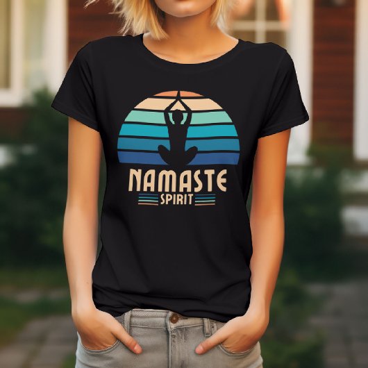 Namaste Spirit Friedlich Vibes T-Shirt