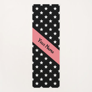 Namaste Stars Schwarz und Rosa mit Individuelle Na Yogamatte